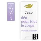 Déodorant pour tout le corps lavande & camomille stick 24h DOVE 75ml