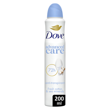 Déodorant spray DOVE advanced care fresh cotton 200ml