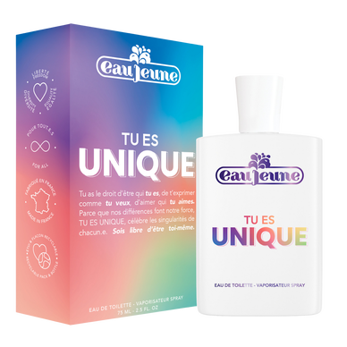 Eau de toilette femme tu es unique EAU JEUNE - spray 75ml