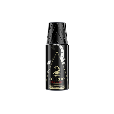 Déodorant noir absolu SCORPIO, atomiseur de 150ml
