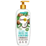 Lait corps hydratant pour peaux sèches coco bio LOVEA nature, 250ml