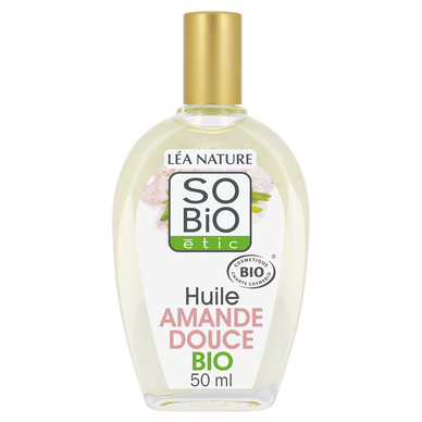 Huile végétale amande douce SO'BIO 50ml