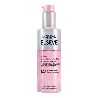 Sérum capillaire sans rinçage glycolic gloss ELSEVE - flacon 150ml