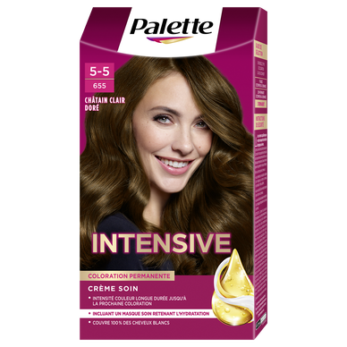 Coloration permanente 655 châtain doré SCHWARZKOPF PALETTE - 165ml