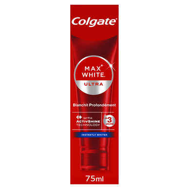 Dentifrice blancheur effet Immédiat COLGATE Max White ultra 75ml