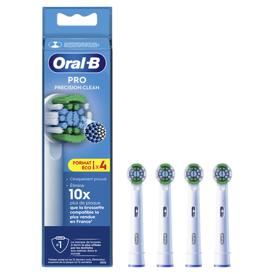 Brossettes pour bad ORAL-B Pro Precision Clean 4 unités