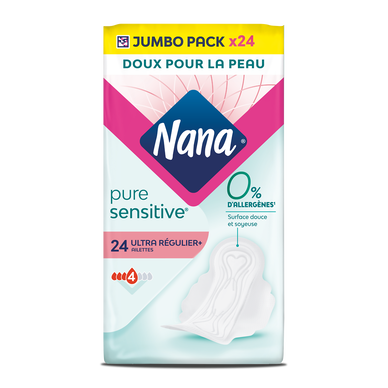 Serviettes hygièniques Ultra régulier NANA Jumbopack x24