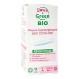 Tampons hypoallergéniques avec applicateur normal LOVE&GREEN BIO X16