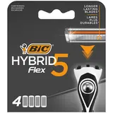 Recharge rasoir homme 5 lames hybrid 5 BIC x4