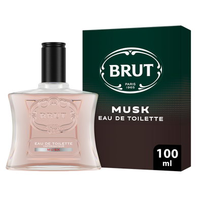 Eau de toilette Homme Musk BRUT, Vaporisateur 100ml