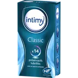 Préservatifs classic lubrifiés INTIMY, x14