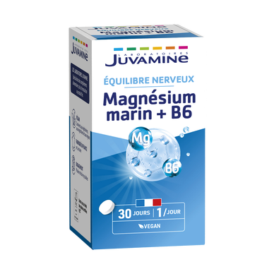 Magnésium marin et vitamine B6 JUVAMINE, 30 comprimés