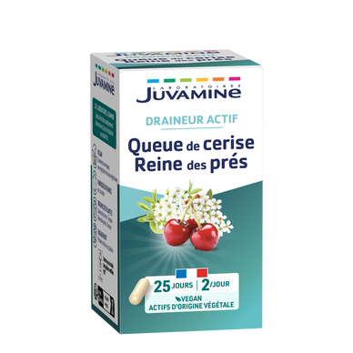Queue de cerise reine des près draineur minceur JUVAMINE, 50 gélulesvégétales