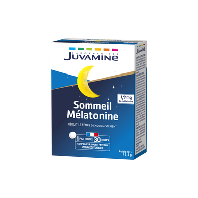 JUVAMINE sommeil mélatonine 1,85mg gélules x30