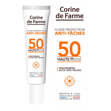 Fluide anti-âge protect.tâches SPF50 CORINE DE FARME 40mL