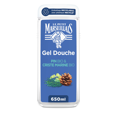 Gel douche extra doux pin bio & criste marine bio LE PETIT MARSEILLAIS650mL