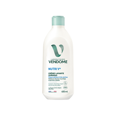 Crème lavante laboratoires VENDOME Nutri V+ surgras 400mL