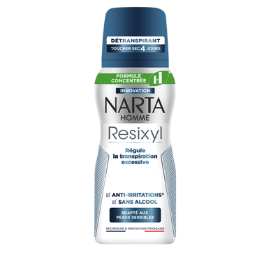 Déodorant homme détranspirant toucher sec 4 jours NARTA - spray 100ml