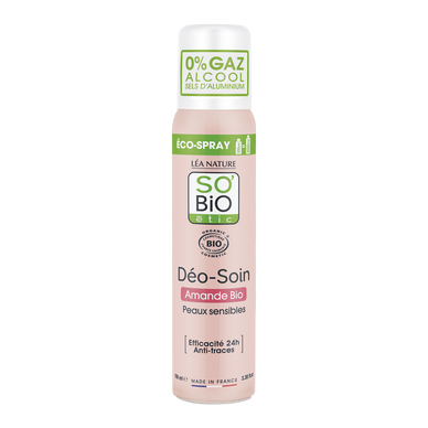 Déodorant soin hydratation lait d'amande bio SO BIO spray 100ml