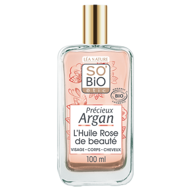 Huile rose de beauté argan SO BIO Etic Bio 100ml