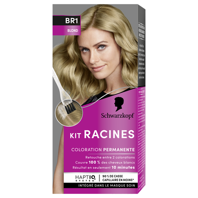 Coloration permanente 1 blond SCHWARZKOPF KIT RACINES - 70g