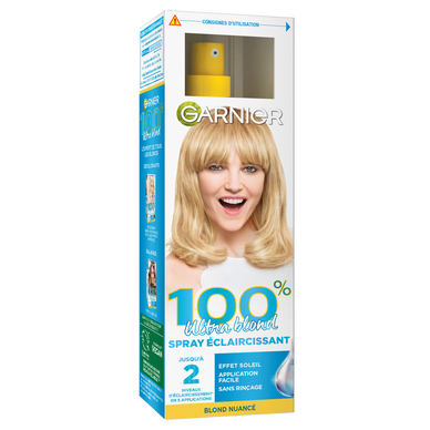 Spray éclaircissant blond cristal soleil 100% BLOND GARNIER - 125ml