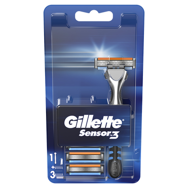Rasoirs sensor GILLETTE x3 recharges
