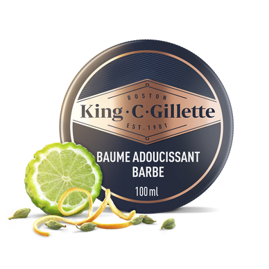 Baume à barbe KING C.GILLETTE flacon de 100 ml