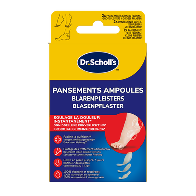Pansements ampoules mix SCHOLL x5