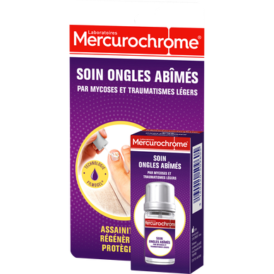 Soin pour ongles abîmés MERCUROCHROME, 3,3ml