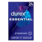 Préservatifs Essential Extra Lubrifiés Confort et Sécurité - DUREX - x24