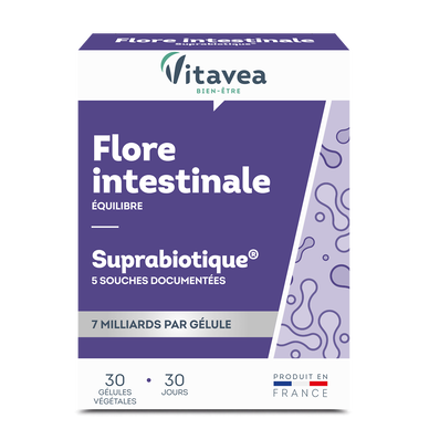 VITAVEA - Flore intestinale Probiotiques - 30 gélules