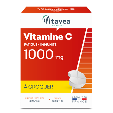VITAVEA - Vitamine C 1000 à croquer - 28 comprimés