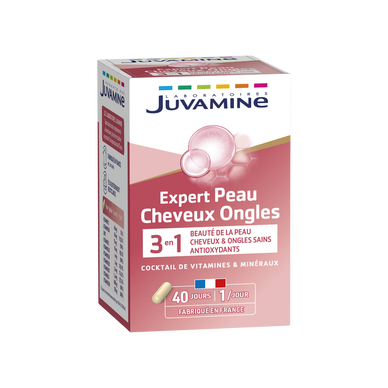 Peau, cheveux, ongles JUVAMINE, x40 gélules