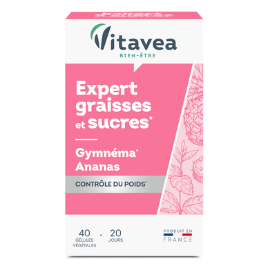 VITAVEA - Expert Graisses et Sucres - 20 gélules
