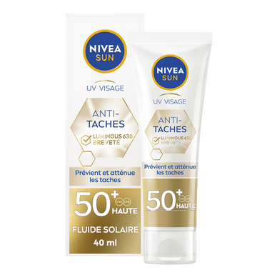 Fluide visage Luminous NIVEA Sun SPF50 40ml