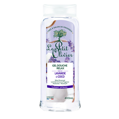 Gel douche LE PETIT OLIVIER Lavande & coco 400ml