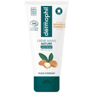 Crème mains DERMOPHIL nature bio 75ml