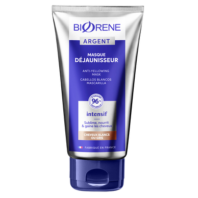 Masque capillaire déjaunissant pour cheveux blancs BIORENE, 150ml