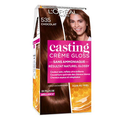 Coloration cheveux n°535 chocolat casting crème gloss L'ORÉAL PARIS