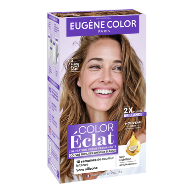 Coloration EUGENE COLOR Eclat blond foncé doré 7.3
