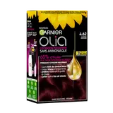 Coloration cheveux n°4.62 carmin velours permanente olia GARNIER