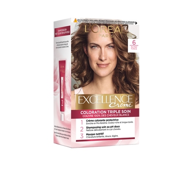 Coloration cheveux n°6 blond foncé naturel permanente L'ORÉAL PARIS