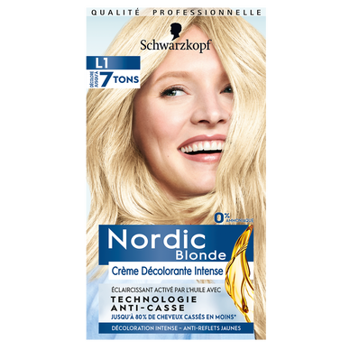 Coloration permanente crème décolorante intense SCHWARZKOPF NORDIC - 209ml