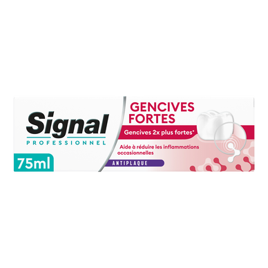 Dentifrice professionnel SIGNAL gencives fortes anti-plaque 75ml