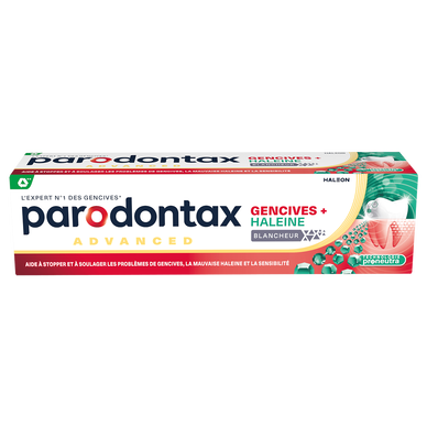 Dentifrice PARODONTAX renforce et protège haleine blancheur 75ml