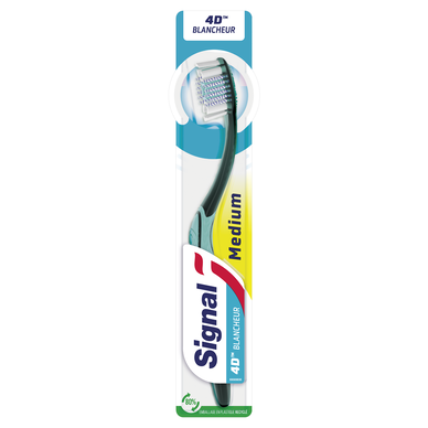 Brosse à dents 4d blancheur medium SIGNAL x1