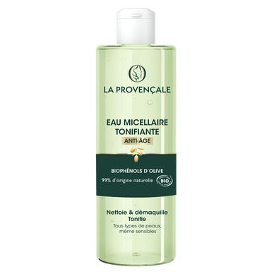 Eau micellaire anti-âge à l'huile d'olive LA PROVENÇALE BIO - flacon400ml