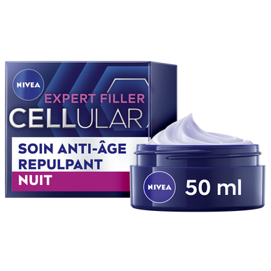 Soin anti-âge nuit cellular expert filler NIVEA 50ml
