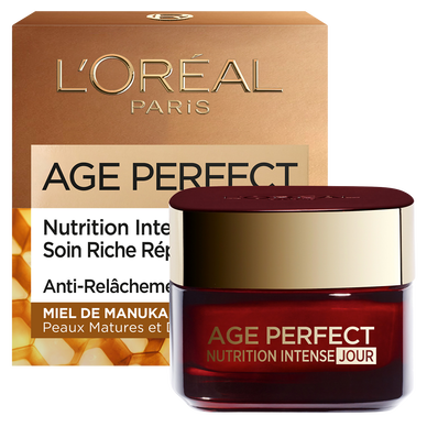 Crème visage anti-âge réparatrice age perfect L'ORÉAL PARIS- pot 50ml